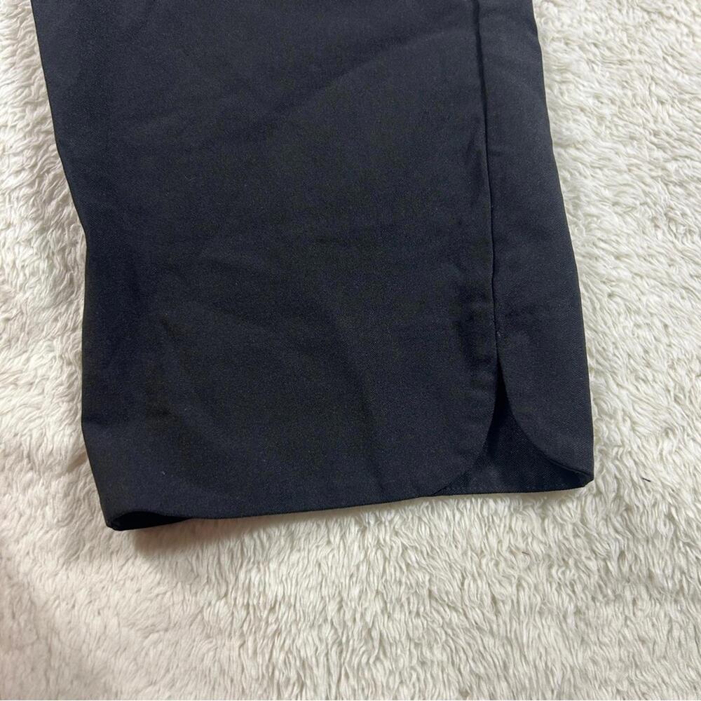 Eileen Fisher Black Wide Leg Casual Pants - Picture 11 of 12